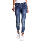 Gang Slim-fit-Jeans »94MARGE«, mit besonderem 4-Knopf-Verschluss, Gr. 30 - N-Gr, blue used, , 15109768-30 N-Gr