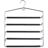 Zeller Hosenbügel platzsparend schwarz, 1 St.