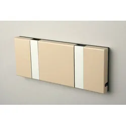 LoCa Knax 2 Wandgarderobe kaffee, Haken grau