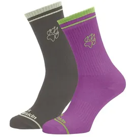 Jack Wolfskin Paw Ci Lange Socken Freesia/Flint 44-46