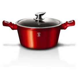 Berlinger Haus Metallic Line Bratentopf 28 cm burgundy