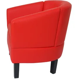 Mendler Lounge-Sessel HWC-O17 Kunstleder 0 x 0 x 0 cm rot