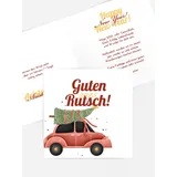 Neujahrskarten selbst gestalten mit Spruch und Fotos im Onlinedesigner bei Meine-Kartenmanufaktur.de