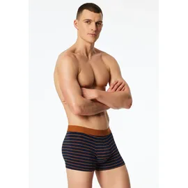 SCHIESSER 95/5 Multipacks Boxershorts Blau / Orange gestreift 7 3er Pack