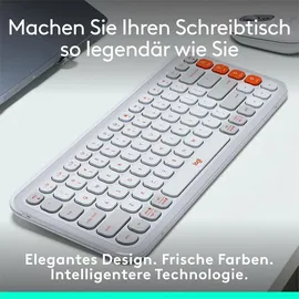 Logitech POP Icon Keys DE Offwhite / Orange