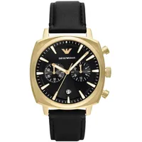 Emporio Armani Chronograph AR11690 Leder 5 bar 44 mm