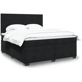 vidaXL Boxspringbett 180 x 200 cm Schwarz