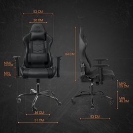 deltaco GAM-096 Gaming Chair schwarz