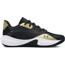Under Armour Lockdown 7 Low Basketballschuhe 001 black/metallic gold/black 42.5