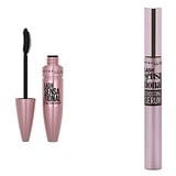 Maybelline New York Augen-Make-up Set, Wimperntusche Lash Sensational Full Fan Effect, Wimpernserum Lash Sensational Boosting Serum und Augen Make-up Entferner, Auch für wasserfestes Make-up, 3-teilig