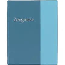 IDENA Zeugnismappe A4 Pastell Blau