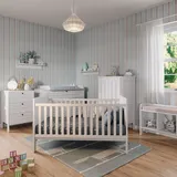 VitaliSpa Babybett Ajaton Weiß 144,4 x 83 cm