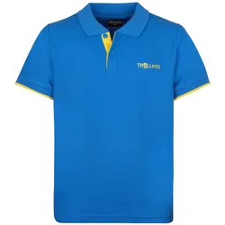 Kinder Poloshirt Bergen XT Glühendes Blau/Trübes Gelb Gr. 86 - 13-18 Monate