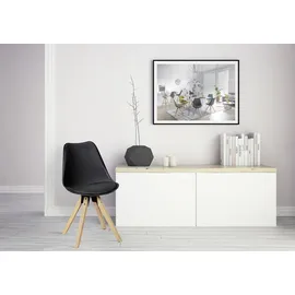 Wohnling 2 WOHNLING Esszimmerstühle WL5.022 schwarz