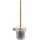 Gedy WC-Bürstenhalter TONALE Mattes Gold (11,2 x 13,4 x 35,8 cm)