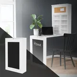 Wandklapptisch mit Regal Klapptisch Schreibtisch Multifunktional Tisch mit Tafel