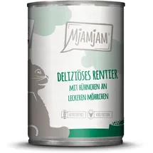 MjAMjAM Deliziöses Rentier mit Hühnchen an Leckeren Möhrchen 400 g