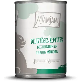 MjAMjAM Deliziöses Rentier mit Hühnchen an Leckeren Möhrchen 400 g