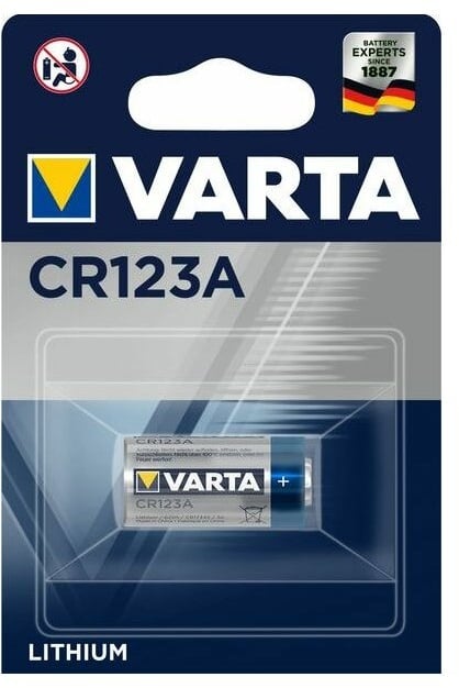 Varta Photo Batterie CR 123 A 06205 PROFESSIONAL CR123A 1er Blister