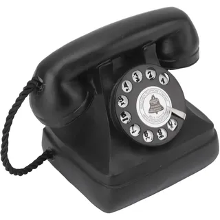 Telefon Mit Wählscheibe, Europäisches Wählscheibentelefon, Wählscheibentelefon Festnetztelefon Retro Vintage-Telefon-Requisite für Home-Office-Schreibtisch-Speakeasy-Dekoration