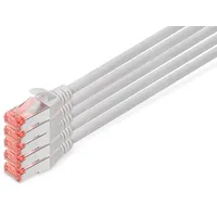 Digitus CAT 6 S/FTP Patchkabel, 5 Stück