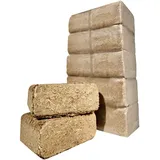 Holzspänebrikett Nadelholz  Eckige Form 10 kg Holzbrikett