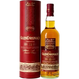 Glendronach 12 Years Old Original Single Malt Scotch 43% vol 0,7 l Geschenkbox