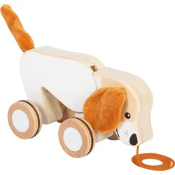 small foot Nachziehtier Hund mit Knisterohren