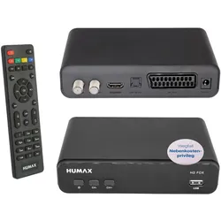 Humax HD Fox Digitaler Satellitenreceiver, HDMI, SCART, 12V, PVR-Ready
