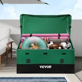 MOPHORN vevor 660L Auflagenbox Außenbereich 155x63x75cm Gartenbox aus PE-Plane auf industriellem Niveau Wasserdicht Luftdurchlässig