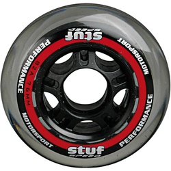 4er Pack Stuf Inlineskate Rolle black 72 mm
