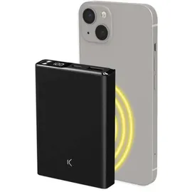 KSix Magsafe PD 22,5 W, Schwarz