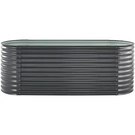 Konifera Hochbeet 240 x 80 x 82 cm Grau