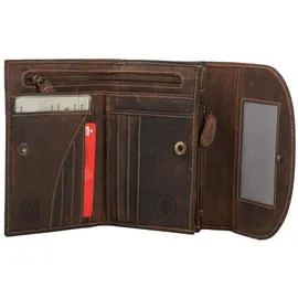 GREENBURRY Vintage Geldbörse Damen braun