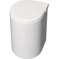 Emuca Abfalleimer 13 l Weiß