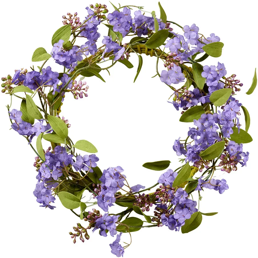 Blüten Kranz D45cm purple