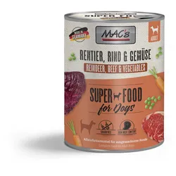 Macs Hund Rentier, Rind und Gemüse 6 x 800g