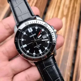Casio Sport Collection Diver Quarz Leder 40 mm MTP-VD01L-1EV