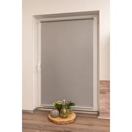 K-HOME K-home® Thermo Springrollo/Mittelzugrollo Grau B100 x H200 cm