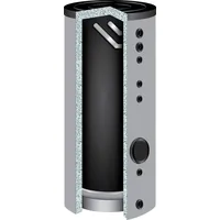 TWL Technologie 200 Liter Edelstahlspeicher EP-200 Edelstahl Pufferspeicher Speicher