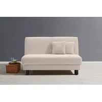 ell + ell Schlafsofa Enny beige 160 cm x 85 cm x 100 cm