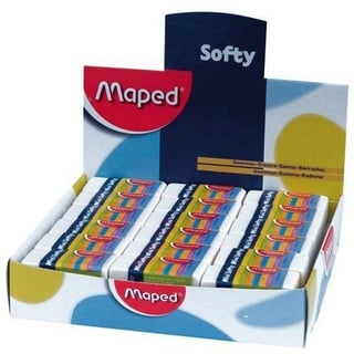 Maped Radierer Mini Softy, Plastik, 18 x 12,5 x 39 mm