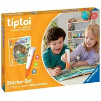 Ravensburger - tiptoi® - Starter Set - Reader + Buch „Ich entdecke Dinosaurier“ - Elektronisches Lernspiel, ohne Bildschirm - Ab 4 Jahren - Französische Version - 00175