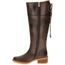 PIKOLINOS Medina Schaft Stiefel braun caoba Schaft-Schnürung für Damen, braun, Größe 36 EU