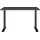 Germania Schreibtisch GERMANIA "Lemont", grau (graphit, schwarz, graphit), B:120cm H:68cm T:80cm, Tische, Schreibtisch, Mechanisch höhenverstellbarer Schreibtisch