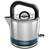 Russell Hobbs 26421-70 Distinctions Blue Wasserkocher [1,5l] Edelstahl Ocean (Schnellkochfunktion, herausnehmbarer Kalkfilter, optimierte Ausgusstülle, außenliegende Wasserstandsanzeige) Teekocher