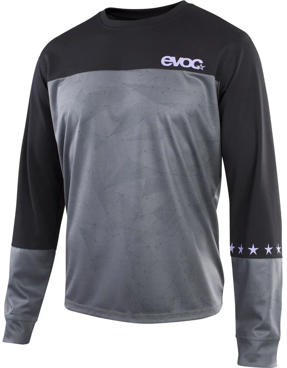 EVOC Long Sleeve Jersey Men multicolour (carbon grey/purple rose/black) (901) L