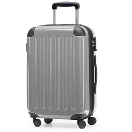 HAUPTSTADTKOFFER Alex 4-Rollen Cabin 55 cm / 35-42 l silber mit TSA