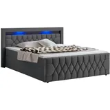 Juskys Leona 180 x 200 cm H4 Grau