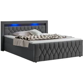Juskys Leona 180 x 200 cm H4 Grau